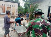 TMMD Ke-124 Kodim 0320 Dumai Menunjukkan Kepedulian Dengan Perbaikan Rumah Tidak Layak Huni